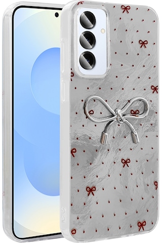 Galaxy S25 Plus Uyumlu Uyumlu Kılıf Kamera Korumalı Figürlü Zore Ponti Silikon Kapak - Lila Lila