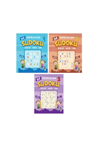 Çocuklar İçin Sudoku Kolay-orta-zor