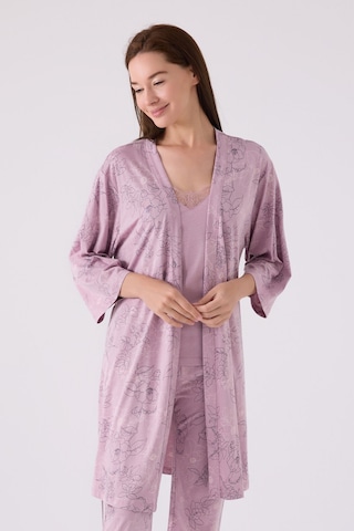 Pierre Cardin Kadın Mor 3lü Pijama Takımı Pc8875-s-v1 Mor