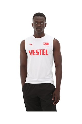 Puma Men Volleyball Jersey Erkek Forma Beyaz 706431-01 Beyaz