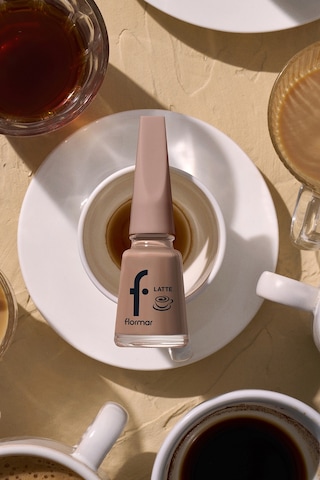 Flormar Latte Nail Enamel Yüksek Pigmentli & Parlak Bitişli Oje 008 Mocha Mıst