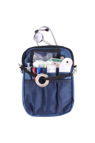Hemşire Bel Çantası Tıbbi Malzeme Düzenleyici Mavi