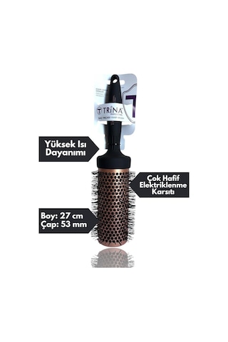 Trina Diva Yuvarlak Termal Fön Fırçası 53 Mm Çap 07