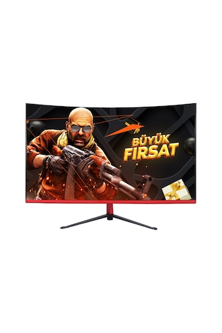 Ramtech Racer KX10-M i5-12400F 32 GB 960 GB SSD 6 GB GTX1660Ti 23.6" Dos Masaüstü Oyuncu Bilgisayarı