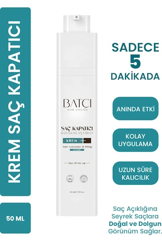 Batçı Hair Atelier Saç Kapatıcı Dolgunlaştırıcı Sıvı Krem 50 ML
