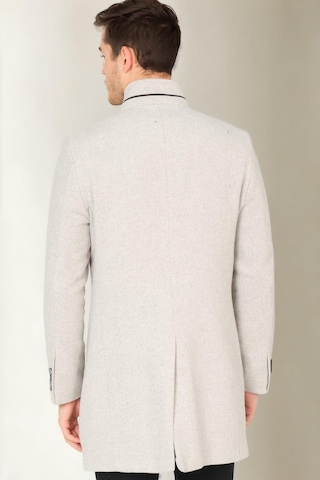Plt9386 Dewberry Erkek Palto-desenli Açık Gri Desenli Açık Gri