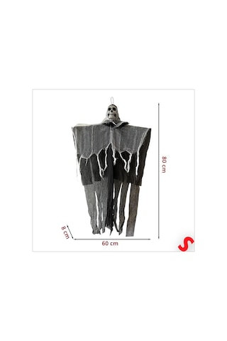İskelet Hayalet Halloween Dekor Süsü, 80cm X 60cm 0 - 99