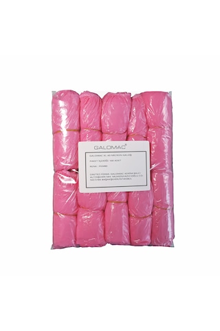 Galomac 40 Mic. Xl Galoş 100'lü Pembe