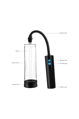 Hızlı Express Passion Pump Power Up 22 Cm Usb Şarjlı Emiş Gücü Yüksek Penis Vakum Pompası