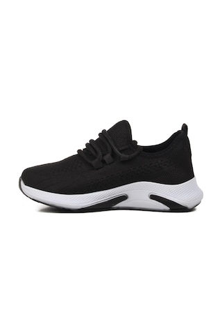 Siyah Hafif Unisex Çocuk Spor Ayakkabı Pına 151 F SİYAH-BEYAZ