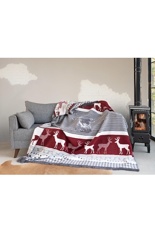 Aksu Tek Kişilik Pamuklu Battaniye Peaceful