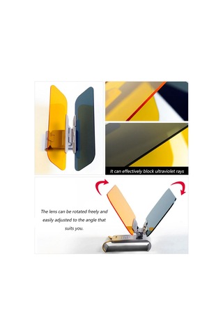 Konesam A Tipi Otomobil Güneş Görünürlüğü Engelleyici Gündüz/gece Kullanıma Uygun Sürücü Göz Koruyucu Aksesuarı