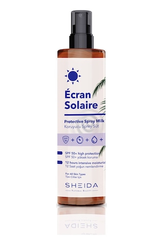 Sheida Ecran Solaire Güneş Koruyucu Süt SPF50+ 200 ML