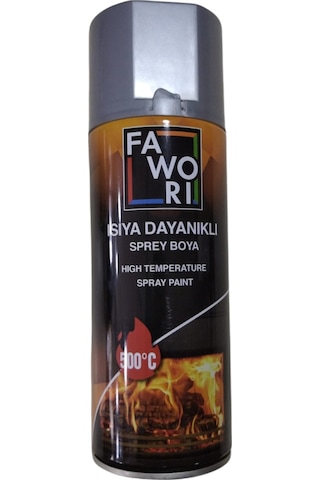 Fawori Isıya Dayanıklı Sprey Boya 400 ML Alüminyum