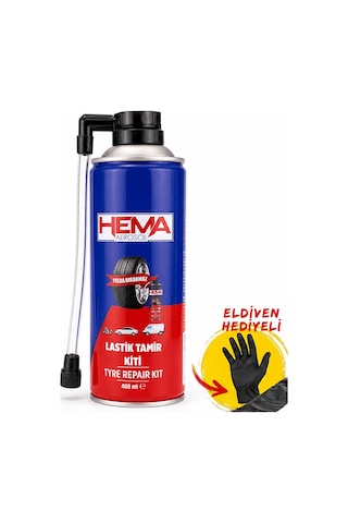 Oto Lastik Tamir Kiti - Universal Büyük Boy 400 Ml