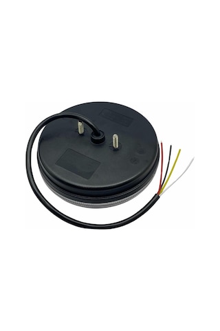 Wolfram 12v-24v Stop Lambası Yuvarlak Neon Ledli-kayar Sinyalli 3 Fonksiyonlu 140 35 Mm E9 Sol