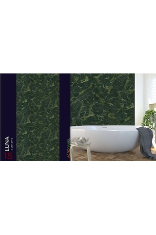 Mermer Görünümlü Pvc Duvar Paneli 120 X 244 Cm Luna