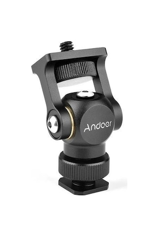 Andoer D8053 Monitör Led Işık Montaj Mini Top Kafası