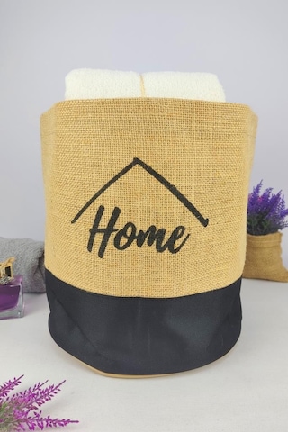 Digithome Hasır Çok Amaçlı Düzenleyici Organizer Yuvarlak Saksılık Siyah - Cly-j1024