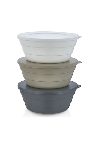 Finehome Kahvaltılık Çerezlik Saklama Kabı 3'lü 350 ML