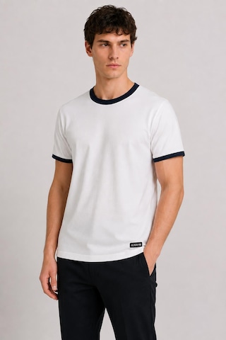 Alexandergardi Yaka Detaylı T-shirt Beyaz