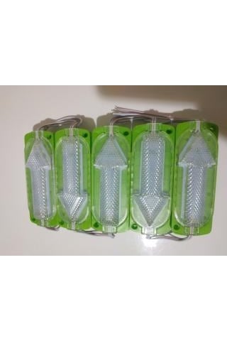 12v 4.2w Yeşil Ok Yön Modül Led 10 Adet
