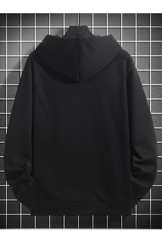 Altamira Unisex Paris Baskılı Kapşonlu Oversize Sweatshirt 001