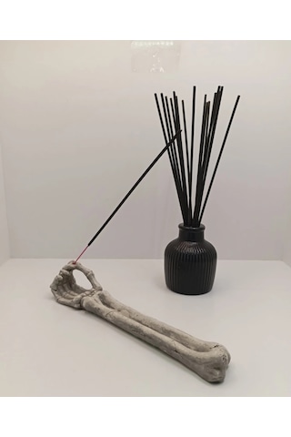 Tedi Sanat İskelet El Çubuk Tütsülük 20 Adet Çubuk Tütsü Hediyeli