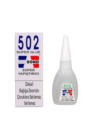 Evobond 502 Japon Yapıştırıcısı Süper Glue 20 Gr Diğer
