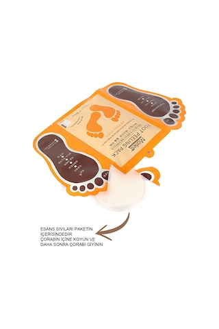 Marlett Foot Professional Çorap Tipi Ayak Peeling Maskesi 6'lı