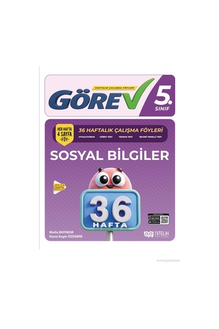 Nitelik Görev 5. Sınıf Sosyal Bilgiler 36 Haftalık Föy 3087