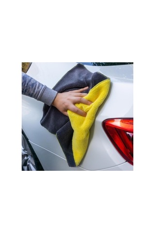 50x40 Cm Çift Taraflı Mikrofiber Oto Kurulama Havlusu Süper Emiş Güçlü Profesyonel Temizlik Bezi