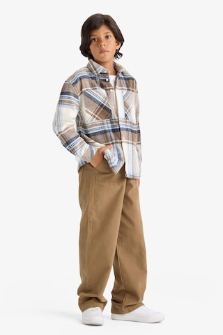 Defacto Erkek Çocuk Loose Fit Standart Paça Gabardin Pantolon G1865a825aubn360 Kahve