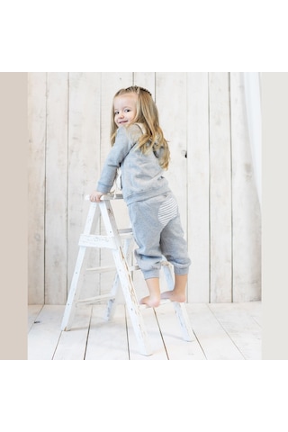 Organicera Organik Pantolon,Grey Melange Gri