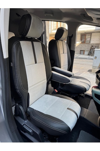 Rıfter-berlingo-combo-proacecity 2019-2024 Arka Sırt Arka Oturma 2+1 Uyumlu - Oto Koltuk Kılıfı