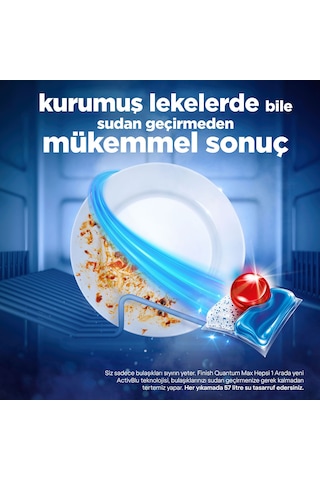 Finish Quantum Max Bulaşık Makinesi Deterjanı 48 Tablet