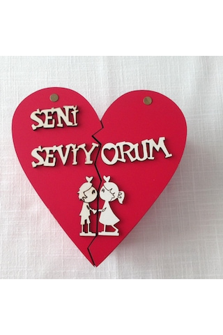 Seni Seviyorum Ahs Ap Hediye Kutusu Kalpli