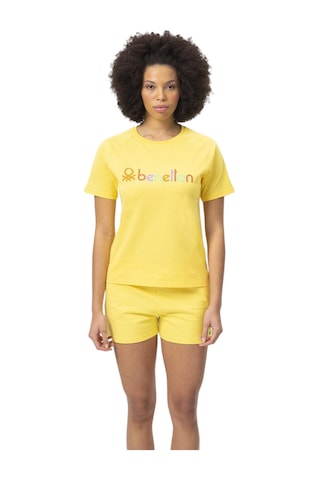 United Colors Of Benetton Kadın T-shirt Ben.w20360 Sarı