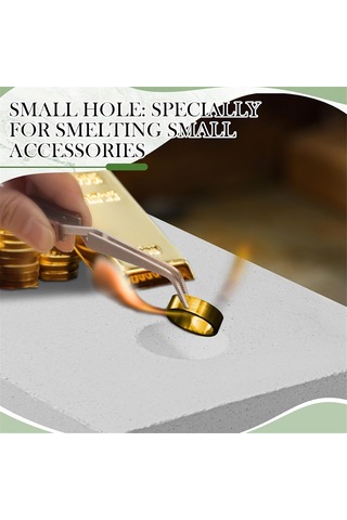 Xurunkeji Parçalı Mücevher Lehimleme Seti 2 Seramik Lehimleme Plakası Yuvarlak Yivli Lehimleme Plakası 3 Ters Kilitli Cımbız