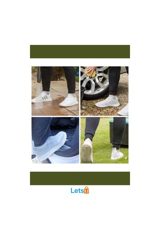 Su Geçirmez Silikon Ayakkabı Kılıfı L Beden