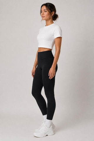 Alexandergardi Bisiklet Yaka Active Spor T-shirt Beyaz