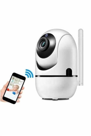 360 Full Hd Akıllı Kamera Hareket Sensörlü Wifi Kamera Çocuk Güvenlik Kamerası