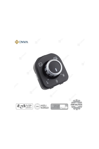 Volkswagen Jetta Katlanır Dikiz Ayna Ayar Düğmesi 2006-2011 N11.18338