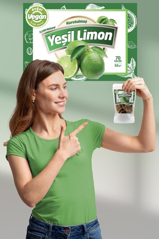 Kurutulmuş Yeşil Limon