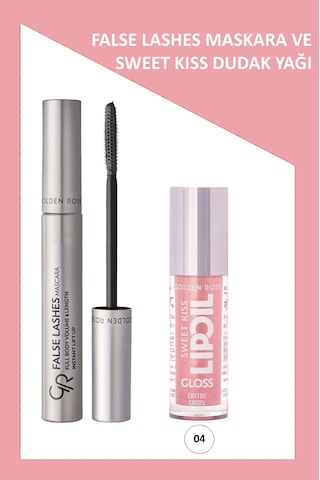 False Lashes Hacim Veren Maskara & Sweet Kiss Meyveli Dudak Parlatıcı Set