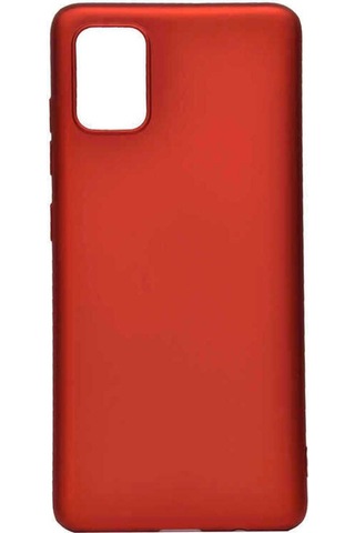 Samsung Uyumlu Galaxy A71 Kılıf Zore Premier Silikon Kapak Kırmızı