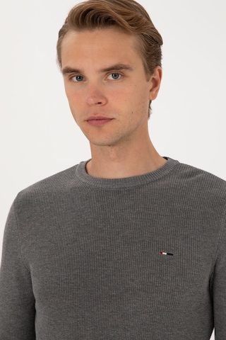 U.S. Polo Assn. U.s. Polo Assn. Erkek Gri Melanj Kazak /triko 50313667-vr086