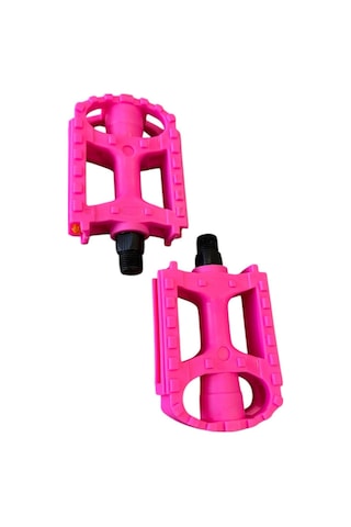 Pedal Mx-p620 Bmx Reflektörlü Bisiklet Pedalı Pembe Plastik Dış Yüzey Pedal Çocuk Bisiklet Pedal
