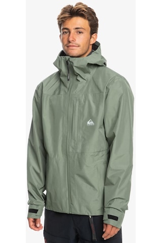 Quiksilver Over Cast Gore Tex Jk Erkek Mont-27702-yeşil