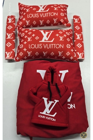 Lv Süper Set Dörtlü Servis Kılıfı + İkili Yastık Ve Kemer Kılıfı +vites Poları 04767096